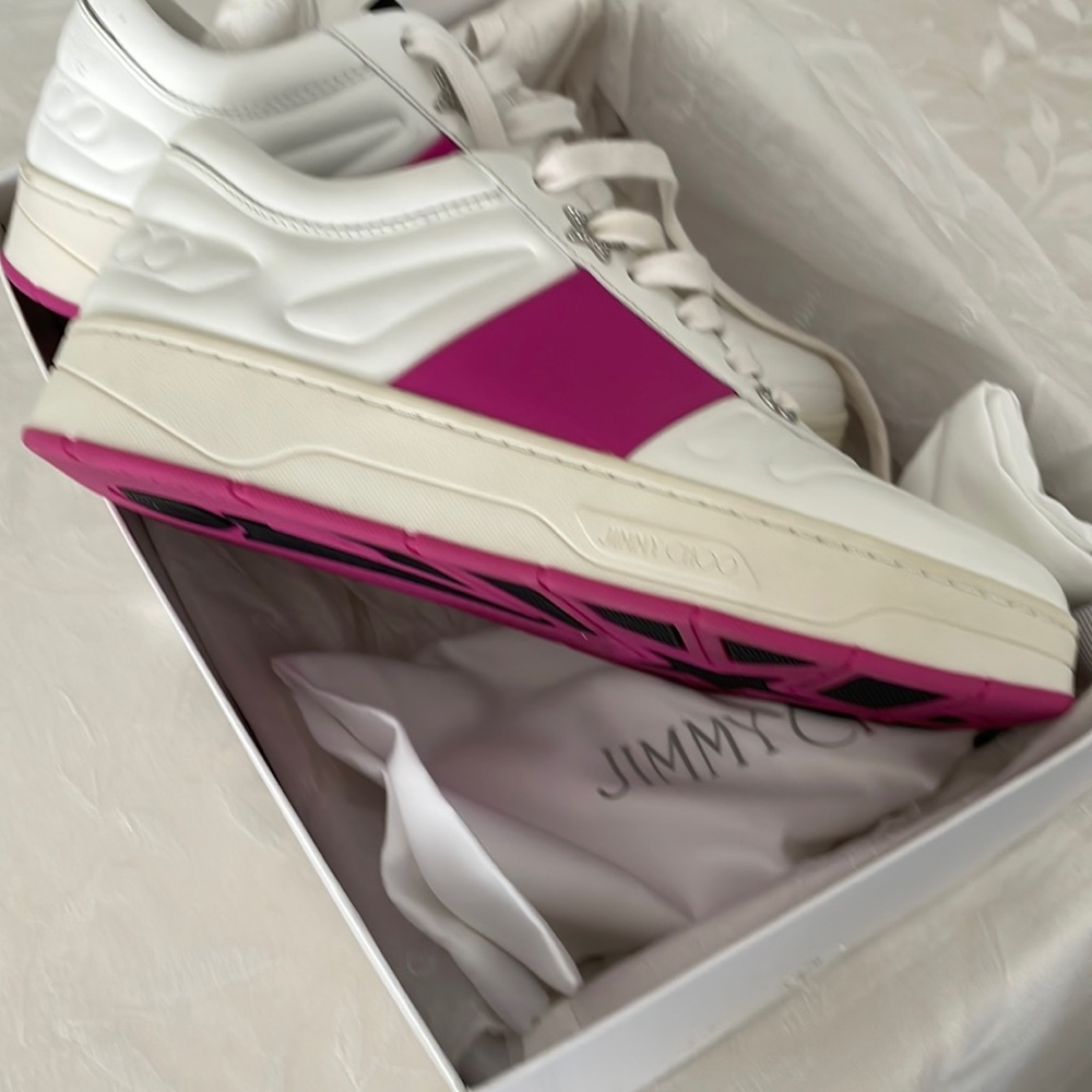 JIMMY CHOO

HAWAII SNEAKER WHITE FUCHSIA
